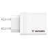 Verbatim 49701 Caricabatterie per dispositivi mobili Universale Bianco AC Ricarica rapida Interno