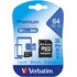 Verbatim 64GB Micro SDHC Classe 10