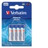 Verbatim Batterie alcaline AAA 1,5 V 4 pezzi