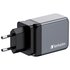 Verbatim GNC-65 Universale Nero, Grigio AC Ricarica rapida Interno 65W USB-C doppia + USB-A 30W