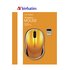 Verbatim GO NANO RF Wireless 1600DPI Arancione Ambidestro