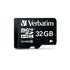 Verbatim 32GB MicroSDHC card classe 10