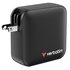 Verbatim Mini GaN Charger 165W Universale Nero AC Ricarica rapida Interno