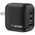 Verbatim Mini GaN Charger 70W Universale Nero AC Ricarica rapida Interno