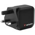 Verbatim Mini GaN Charger 70W Universale Nero AC Ricarica rapida Interno