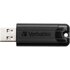 Verbatim PinStripe 128GB USB 3.0 Tipo-A Nero