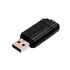 Verbatim PinStripe 64GB USB 2.0 Tipo-A Nero