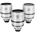 Viltrox Full Frame Set di Lenti Anamorfiche Epic Series 35+50+75mm Sony E mount T2.0 1.33X, con valigia