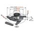 Vogel's EPC 6545 per proiettori da 30 a 323 mm / max 15 Kg