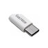 Vultech ADP-01P adattatore per inversione del genere dei cavi USB Type-C Micro-USB Bianco