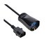 Vultech Cavo di Alimentazione IEC C14 Maschio - 10/16A Bipasso Schuko