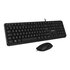 Vultech KM-811 tastiera Mouse incluso Ufficio USB QWERTY Italiano Nero