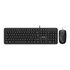 Vultech KM-811 tastiera Mouse incluso Ufficio USB QWERTY Italiano Nero