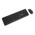 Vultech KM-811W tastiera Mouse incluso Ufficio Wireless a RF + USB QWERTY Italiano Nero