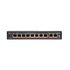 Vultech Security Switch PoE+ Gigabit 8 porte 10/100/1000 GE + 2 porte Uplink 10/100/1000 GE 120W AI SMART