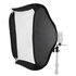 Walimex Kit Softbox Magic 60x60cm con supporto adattatore per flash a slitta