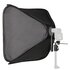 Walimex Kit Softbox Magic 60x60cm con supporto adattatore per flash a slitta