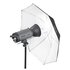 Walimex 2in1 Reflex & Translucent Umbrella white 150cm