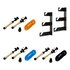 Walimex Kit portafondali 3 Ganci tripli da parete + mandrini per arrotolamento