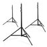 Walimex Set di 3 WT-806 Treppiedi Lampada, 256 cm