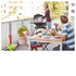 Weber Q 1200 2600 W Grill Gas con Stand Nero