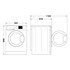 Whirlpool W7X D95WR IT asciugatrice Libera installazione Caricamento frontale 9 kg A+++ Bianco