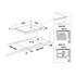 Whirlpool WF S4665 CPBF Nero Da incasso 65 cm Piano cottura a induzione 4 Fornello(i)