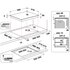Whirlpool WS Q4860 NE Nero Da incasso 60 cm Piano cottura a induzione 4 Fornello(i)