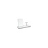 Zens Supporto Ricarica Wireless Qi + Lightning + USB in Alluminio - Bianco