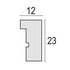 Zep V4554D cornice per quadro Cornice per foto singola Marrone
