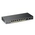ZyXEL GS1100-10HP v2 Non gestito Gigabit Ethernet (10/100/1000) Supporto Power over Ethernet (PoE) Nero