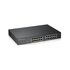 ZyXEL GS1900-24EP Gestito L2 Gigabit Ethernet (10/100/1000) Supporto Power over Ethernet (PoE) Nero
