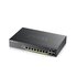 ZyXEL GS2220-10HP-EU0101F switch di rete Gestito L2 Gigabit Ethernet (10/100/1000) Supporto Power over Ethernet (PoE) Nero