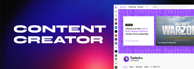 Content Creator / Streamer