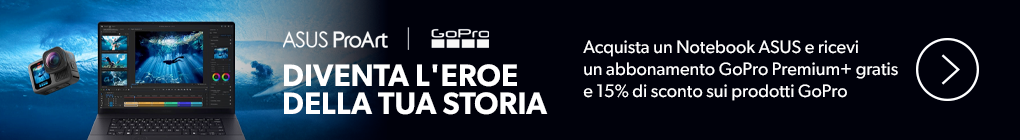 Asus + Gopro! Diventa l'eroe della tua storia