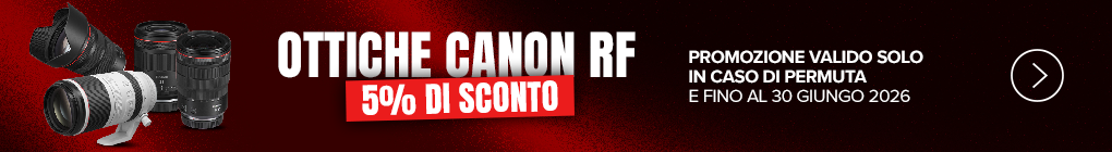 Canon | Promo Sconto 5% su ottiche RF