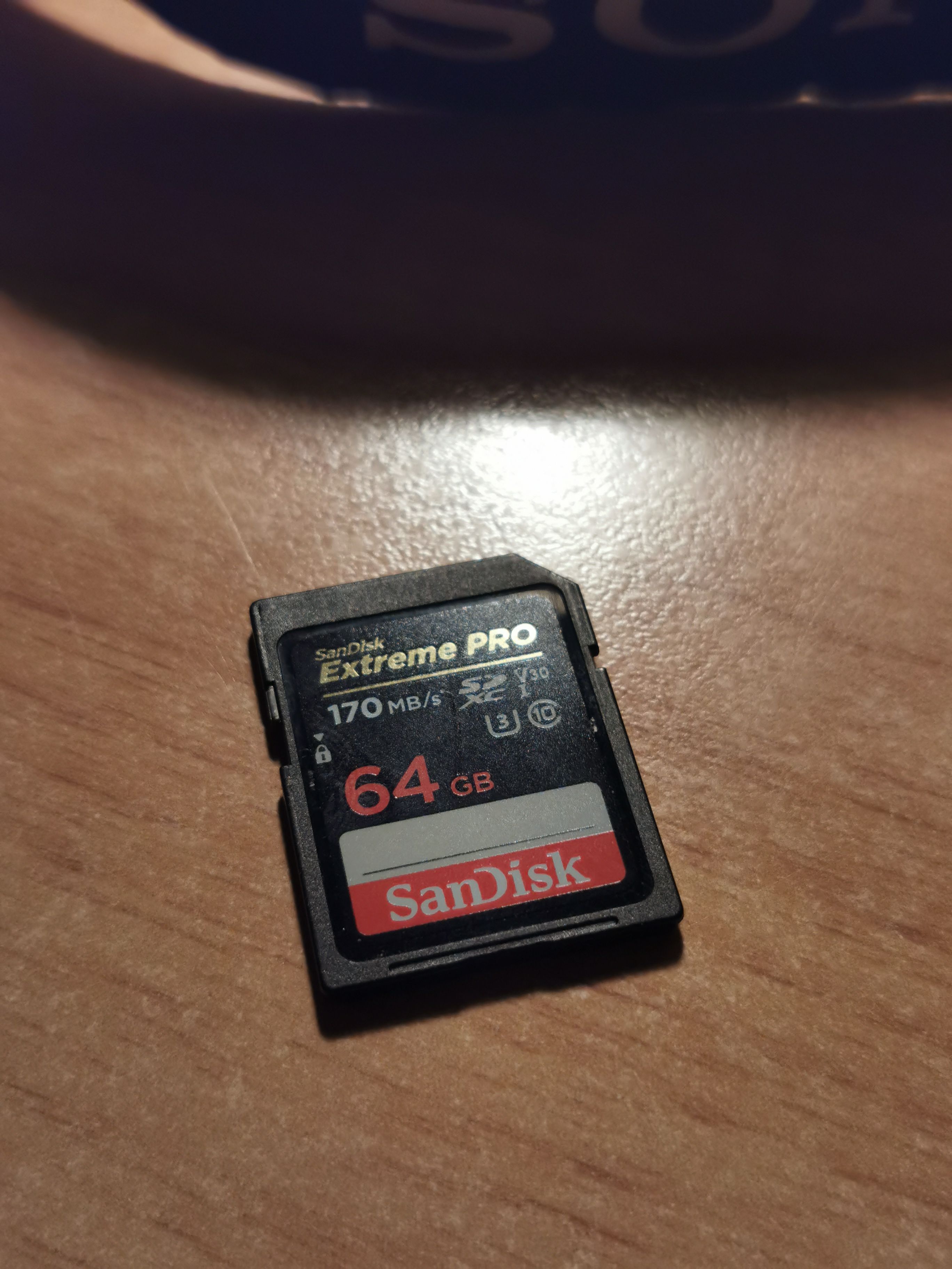 64GB Extreme PRO SDXC Classe 10 UHS-I per video 4K lettura 170mbs scrittura 90mbs V30