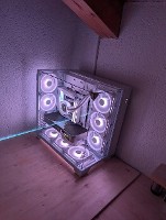 O11 Vision Compact Midi-Tower E-ATX, vetro temperato - bianco