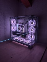 O11 Vision Compact Midi-Tower E-ATX, vetro temperato - bianco
