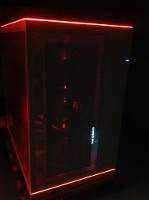 O11 EVO RGB , vetro temperato Bianco