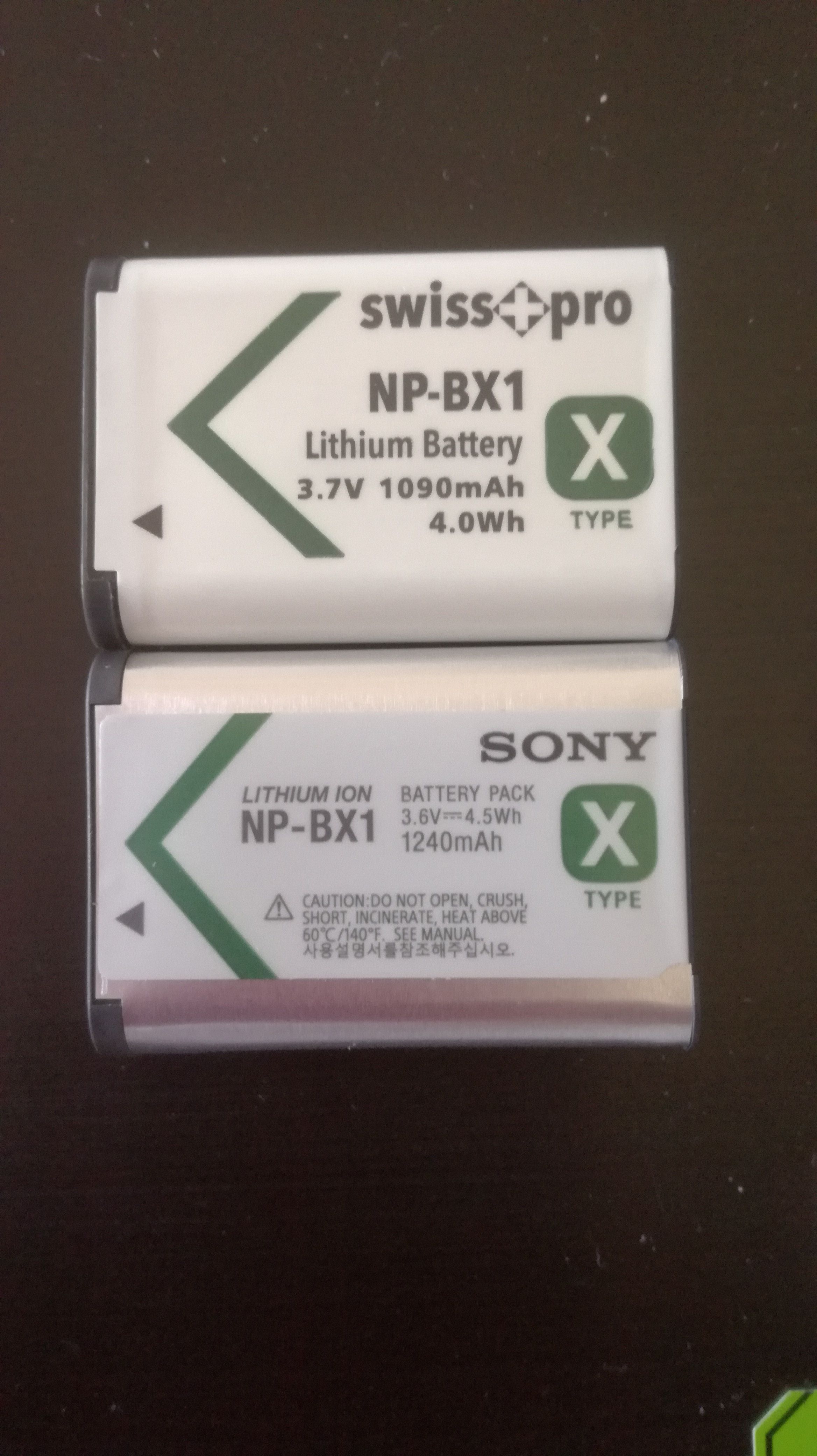 Litio Sony NP-BX1 1090mAh