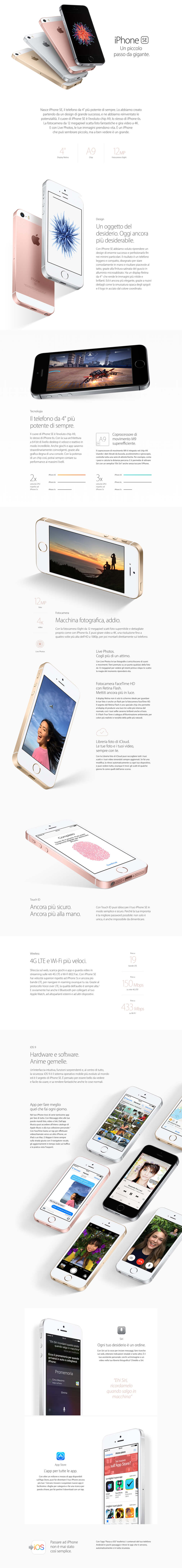 Template Apple iPhone SE 16GB Oro Rosa