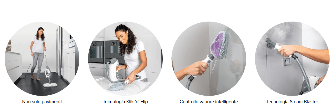 Template Shark Pulitore a vapore 2-in-1: scopa a vapore & pulitore a mano S6005EU