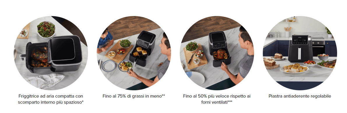 Template Ninja Friggitrice ad aria MAX PRO da 6,2Lt AF180EU