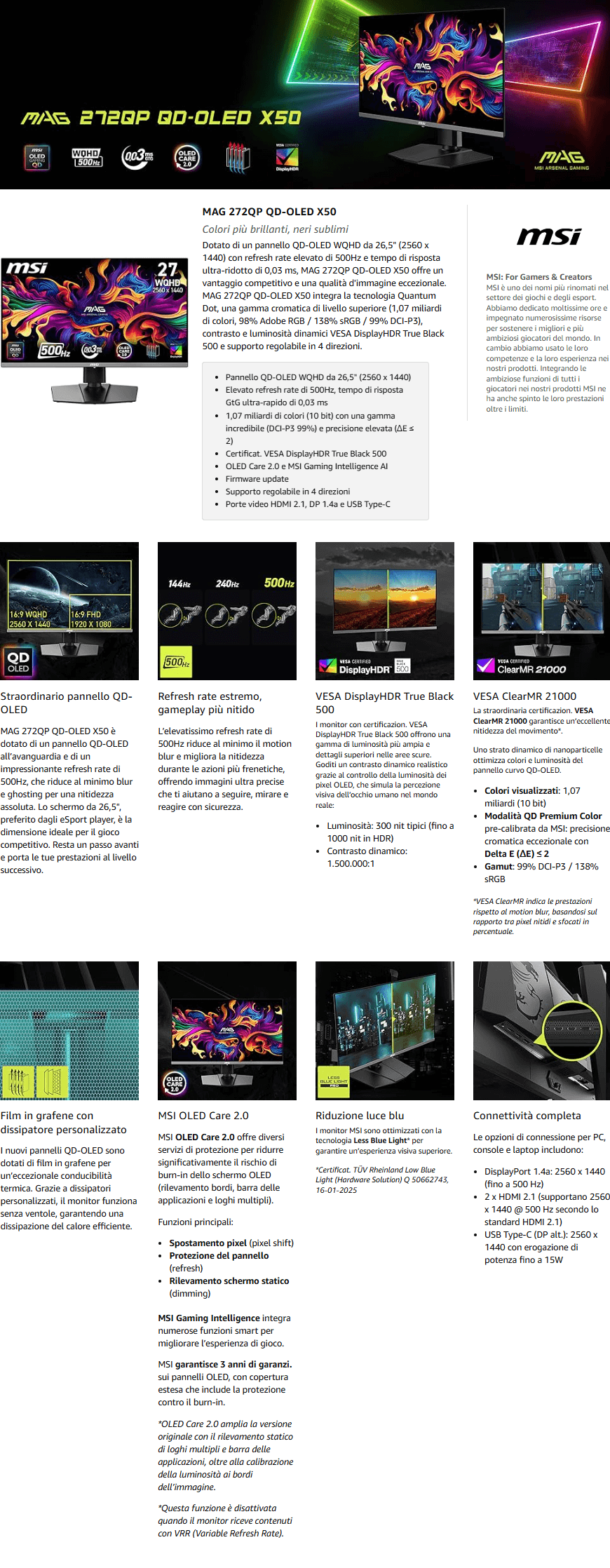 Template MSI MAG 272QP QD-OLED X50 27