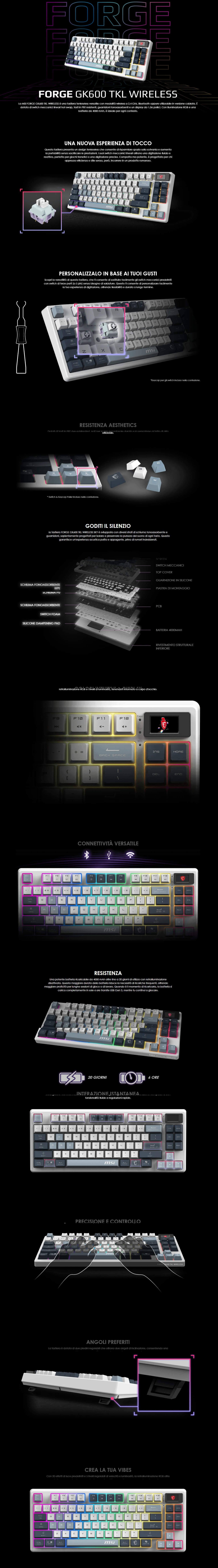 Template MSI FORGE GK600 TKL WIRELESS W SKY ITA