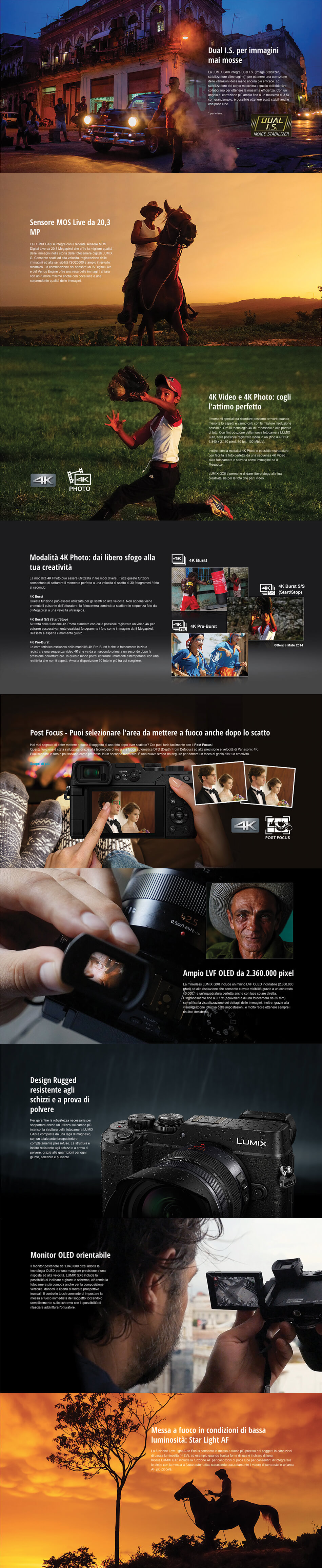 Template Panasonic Lumix GX8 + 14-42mm f/3.5-5.6 Nero