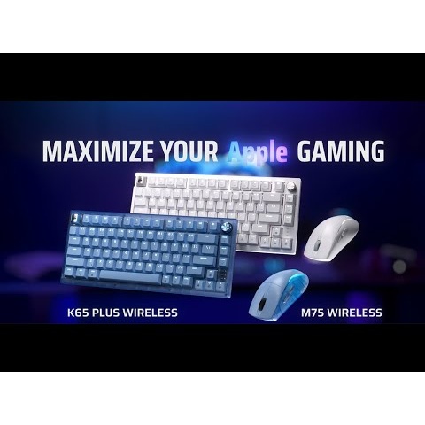 Introducing K65 PLUS Wireless & M75 Wireless for Mac - Maximize Your Apple Gaming