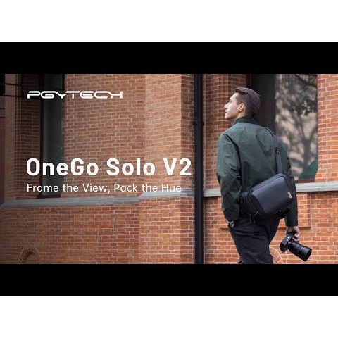 Introducing PGYTECH OneGo Solo V2: Frame the View, Pack the Hue