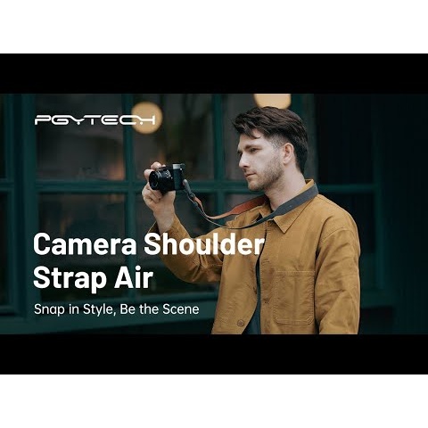 Introducing the PGYTECH Retro Style Camera Shoulder Strap Air | Snap in Style, Be the Scene
